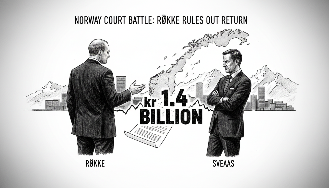 Billionaire Røkke Rules Out Return to Norway Amid High-Stakes Court Battle