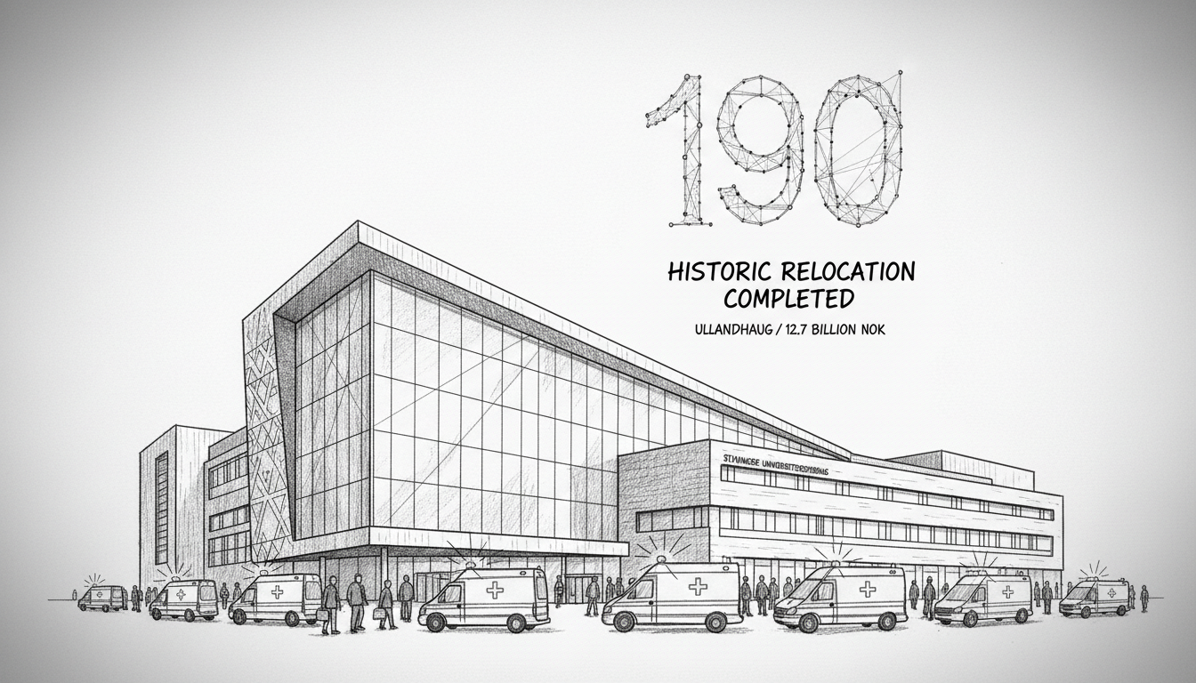 Historic Relocation of Stavanger University Hospital Completed