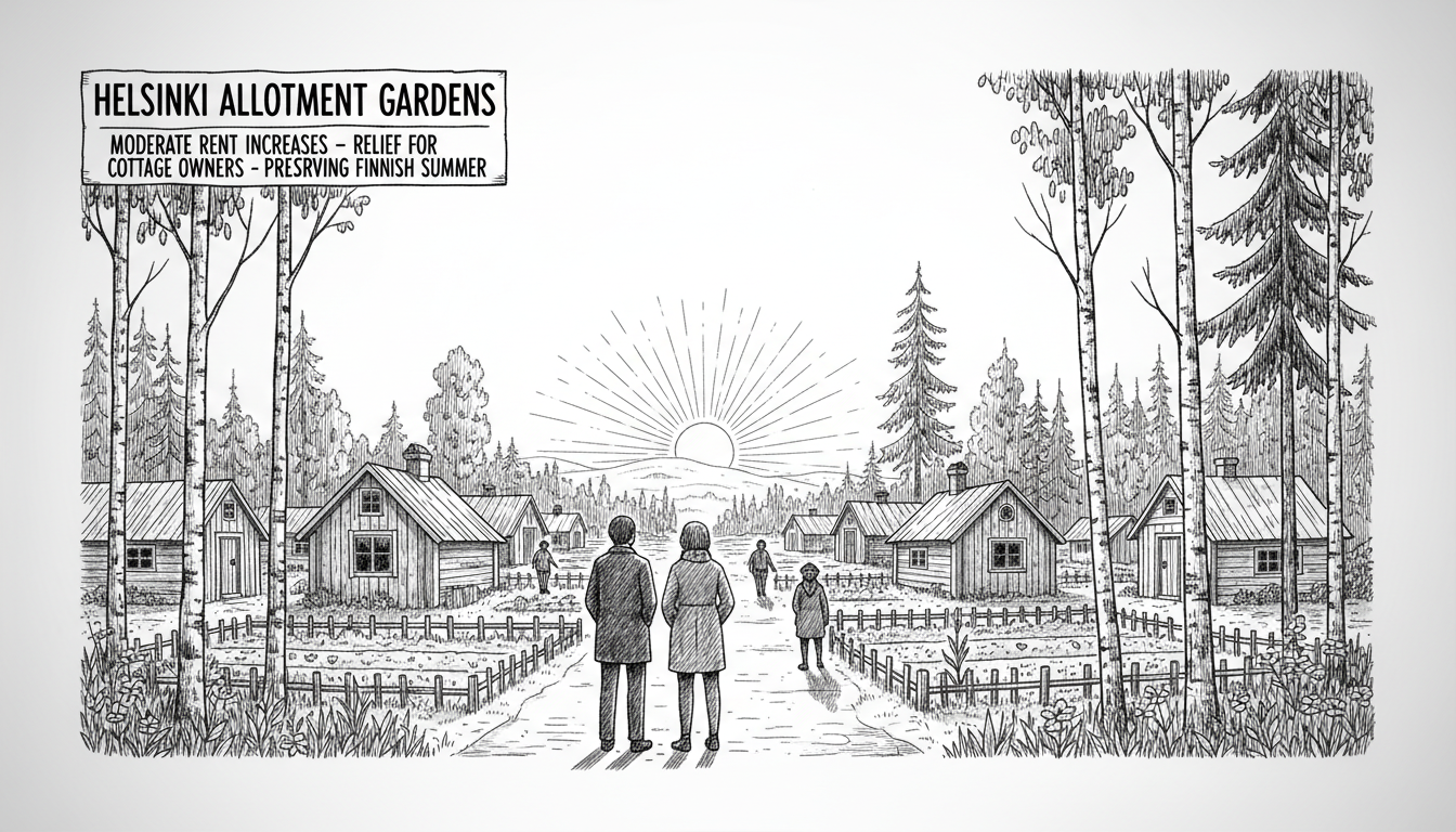 Helsinki Allotment Gardens Face Moderate Rent Increases After City Decision