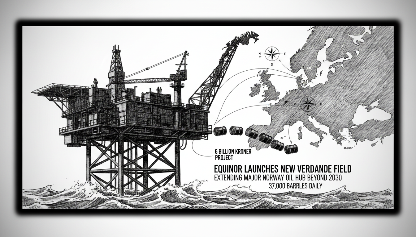 Equinor Launches New Verdande Field to Extend Major Norway Oil Hub