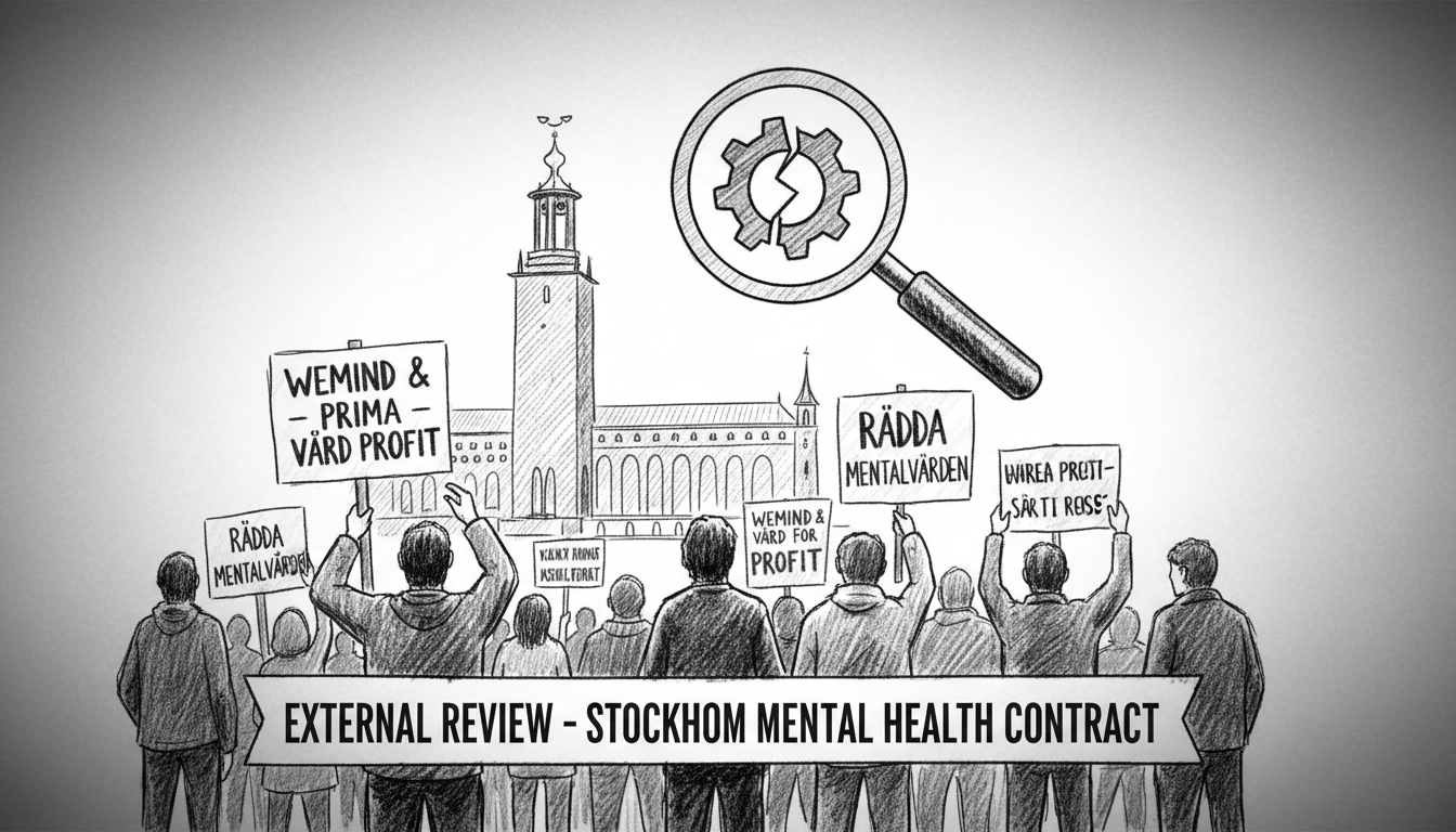External Review of Stockholm Mental Health Contract After Protests