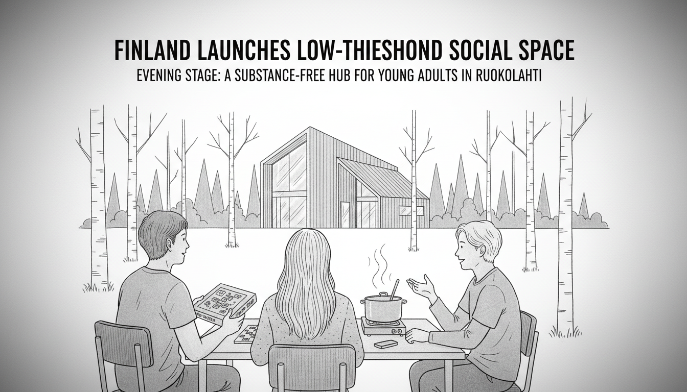 Finland Launches Low-Threshold Social Space for Young Adults in Ruokolahti