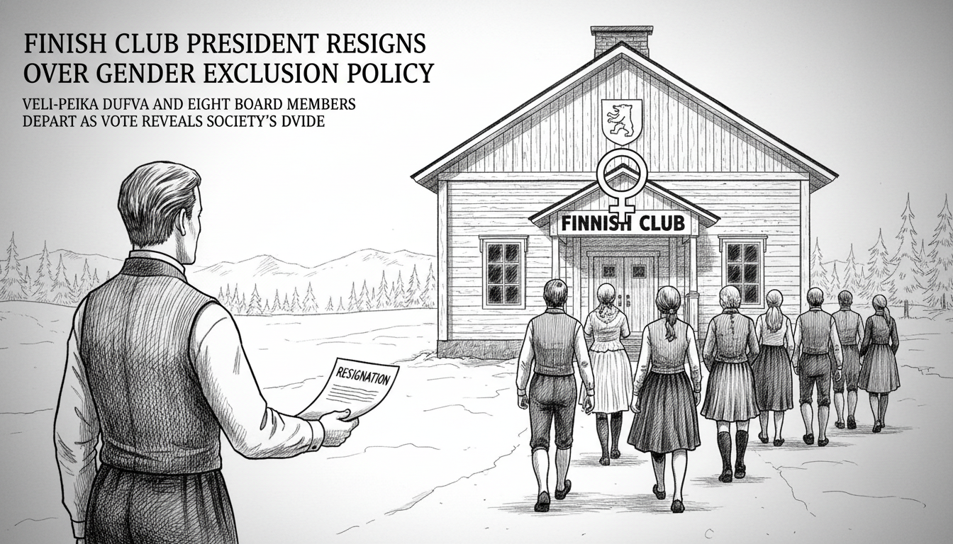 Finnish Club President Resigns Over Gender Exclusion Policy