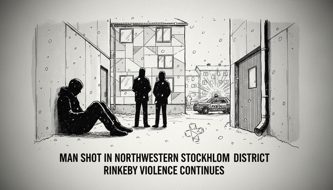 Man Shot in Northwestern Stockholm District