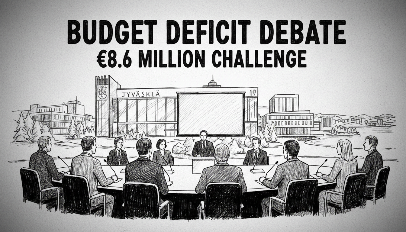 Jyväskylä City Council Debates Budget Deficit in Third Quarter Session