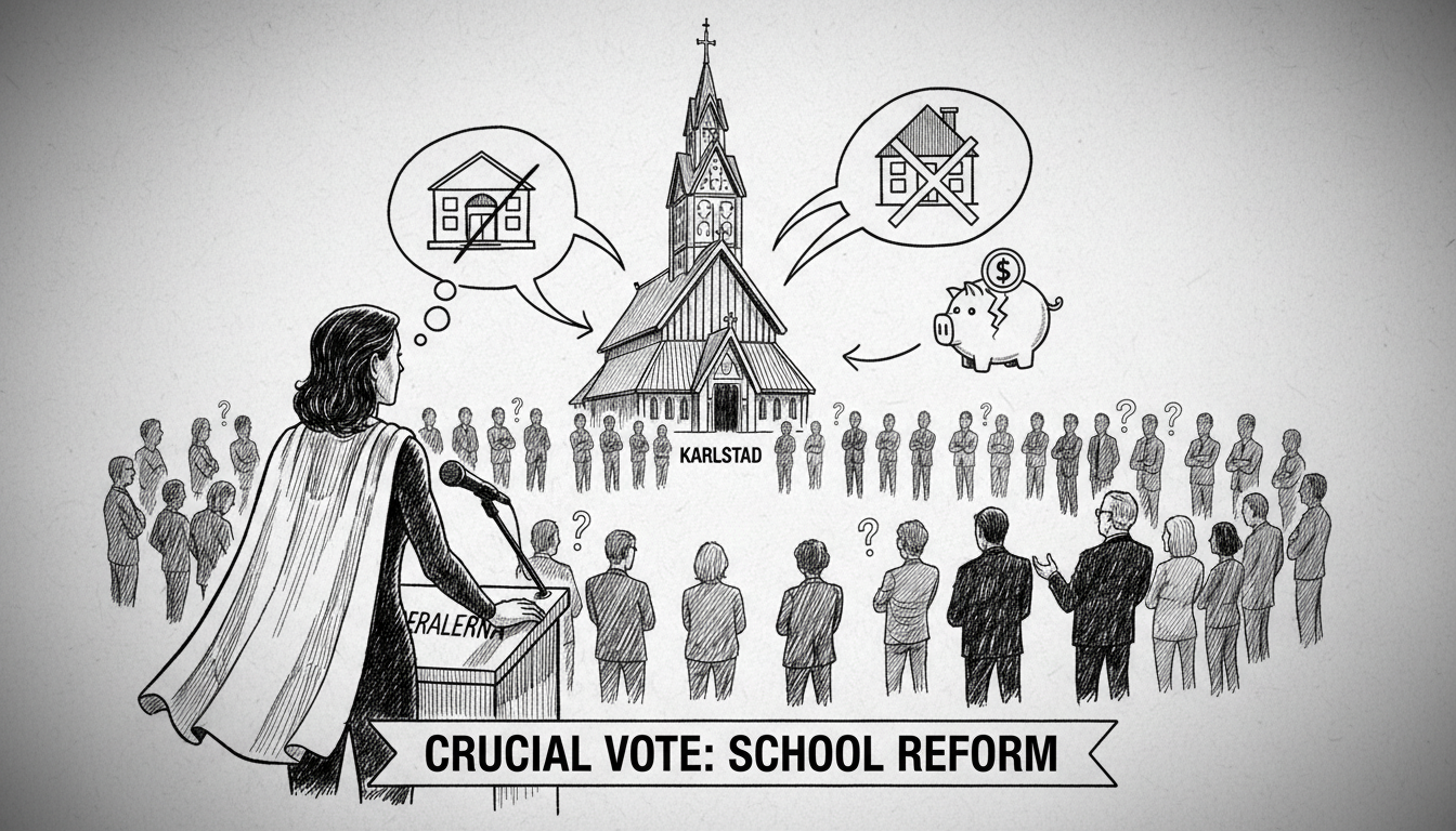 Liberal Party Leader Faces Crucial Vote on School Reform