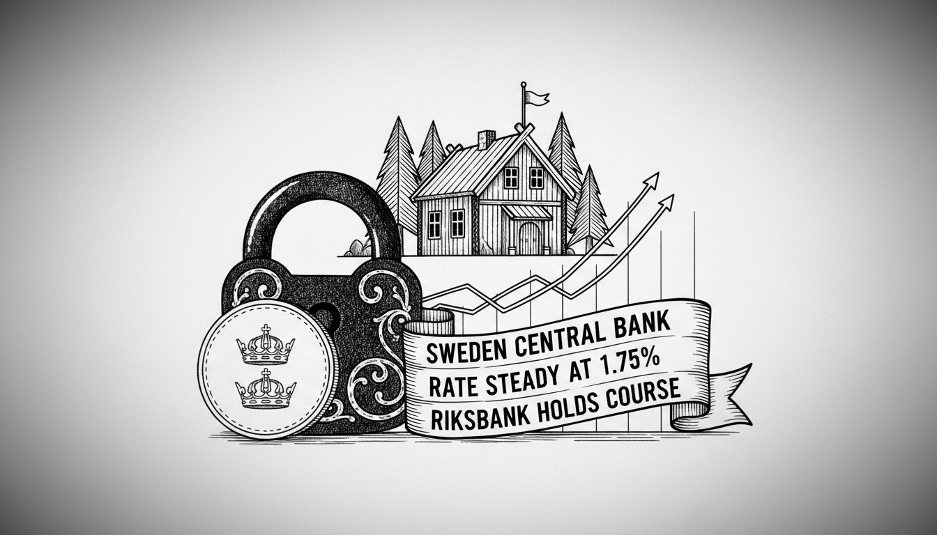 Sweden Central Bank Holds Interest Rate Steady
