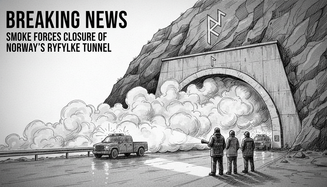 Smoke Forces Closure of Norway's Ryfylke Tunnel