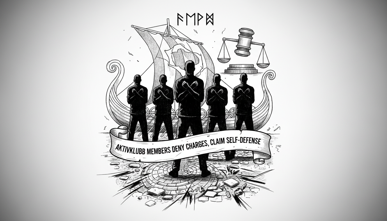 Aktivklubb Members Deny Charges, Claim Self-Defense