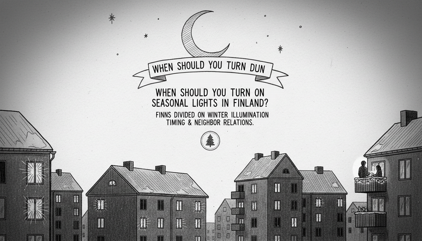 When Should You Turn On Seasonal Lights in Finland