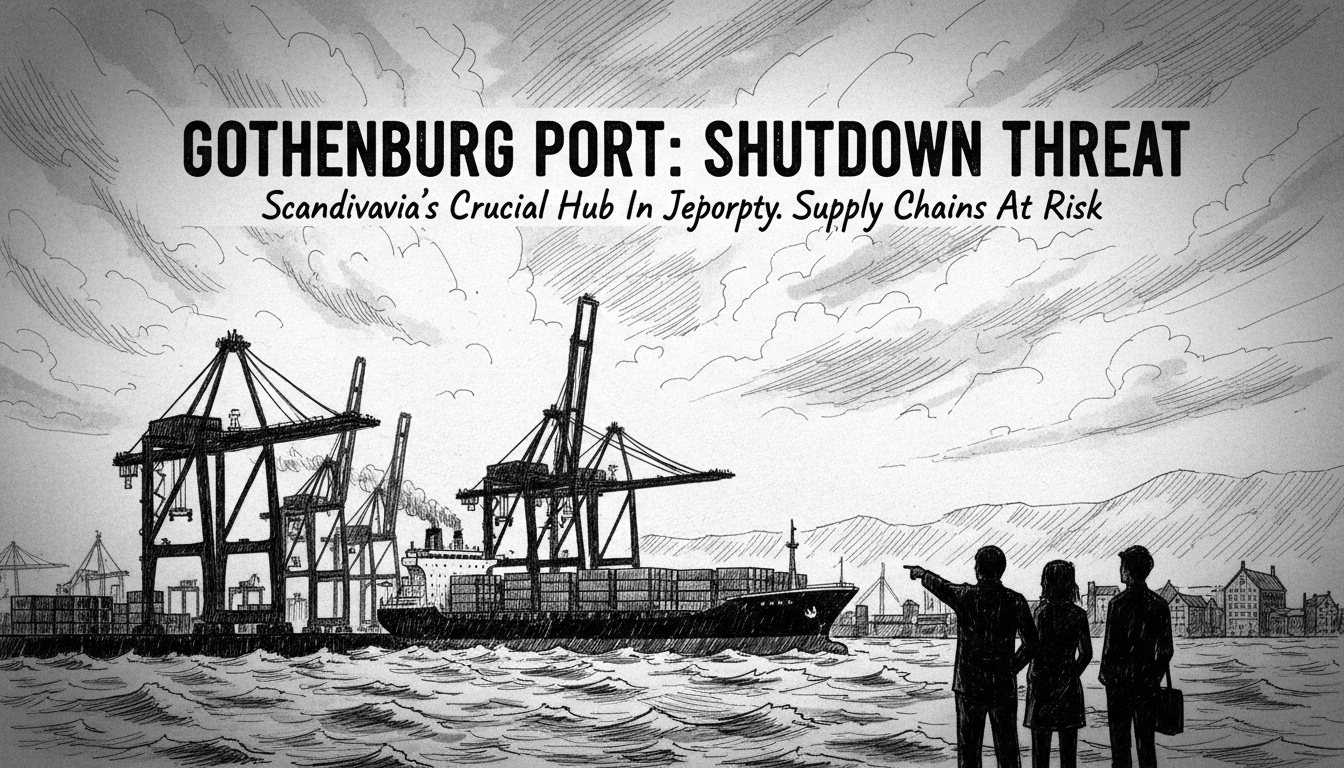 Gothenburg Port Faces Potential Shutdown Threat