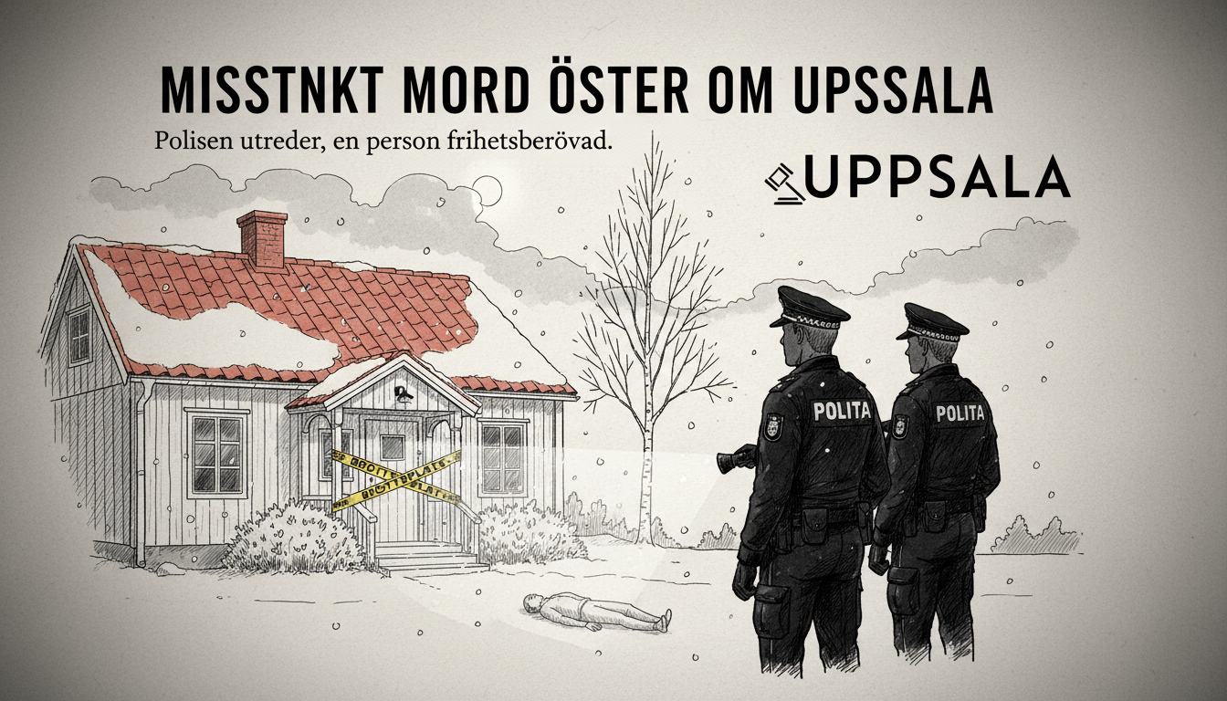 Police Investigate Suspected Murder East of Uppsala