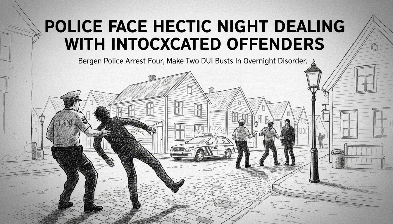 Police Face Hectic Night Dealing With Intoxicated Offenders