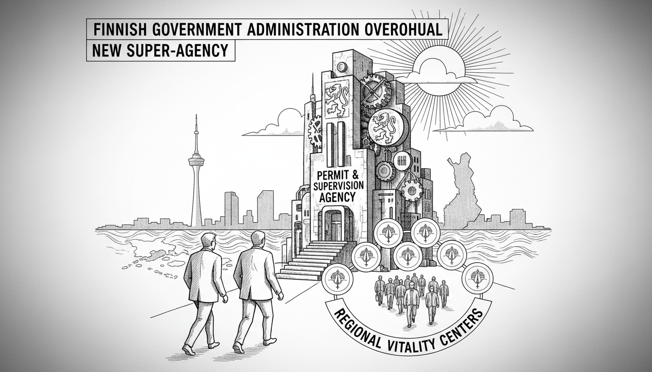 Finnish Government Administration Overhaul Creates New Super-Agency