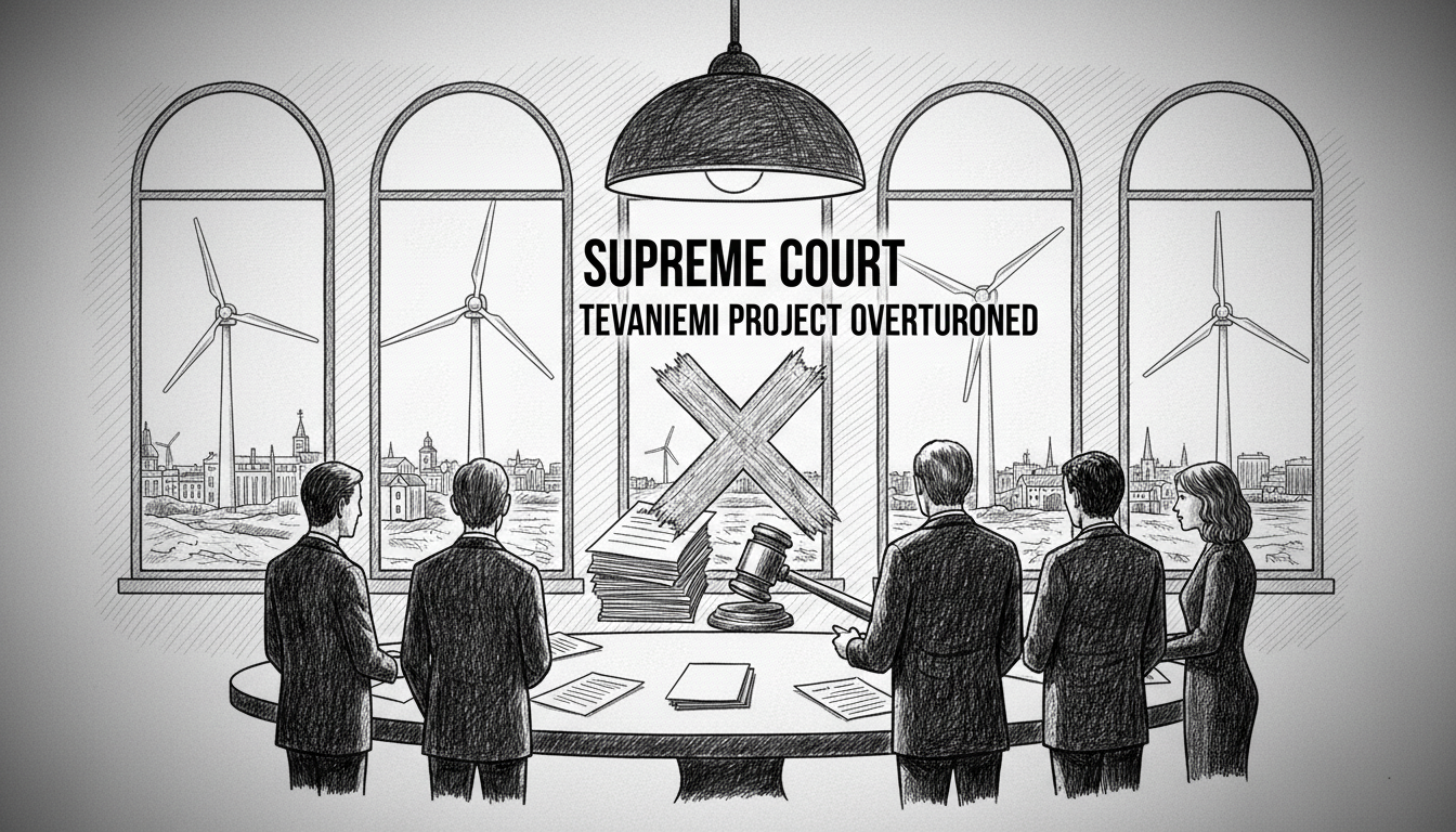 Supreme Court Overturns Finnish Wind Farm Approval Over Closed-Door Meetings