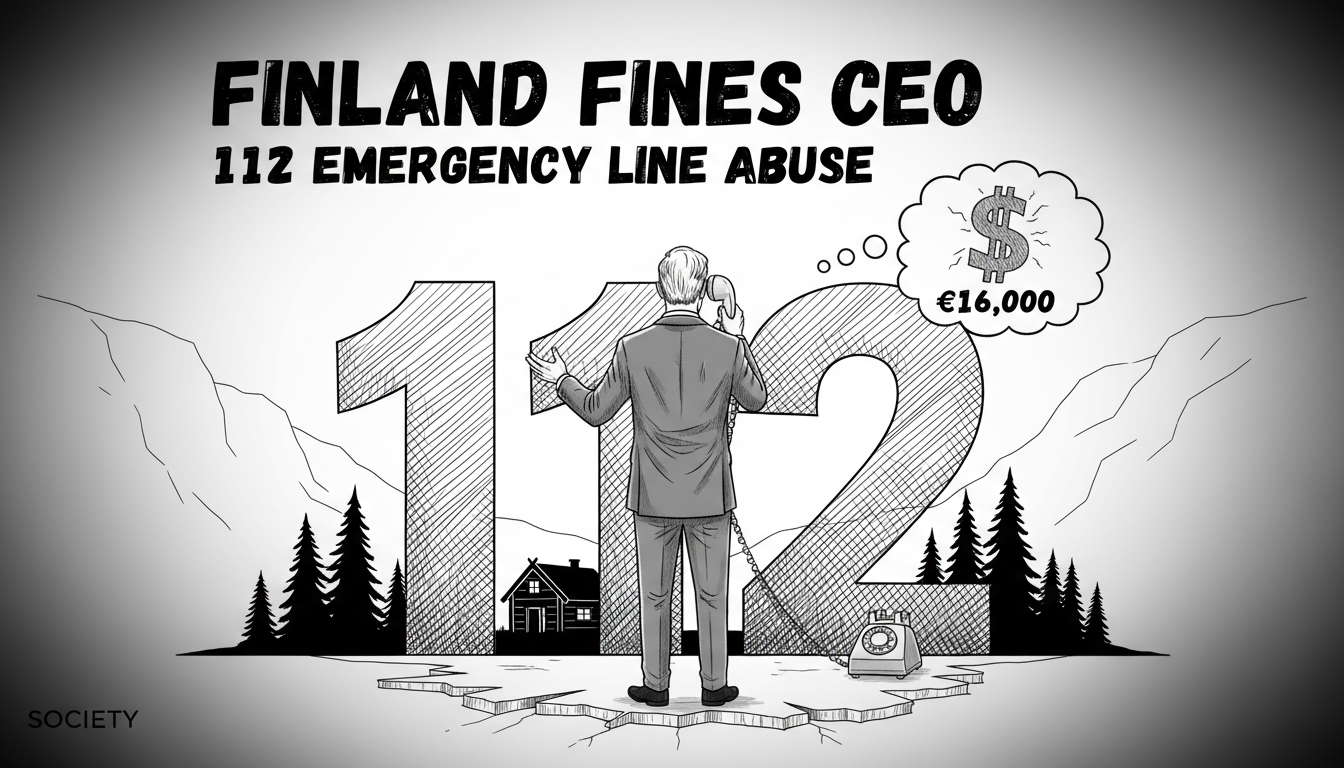 Finland Fines CEO €16,000 for 112 Emergency Line Abuse