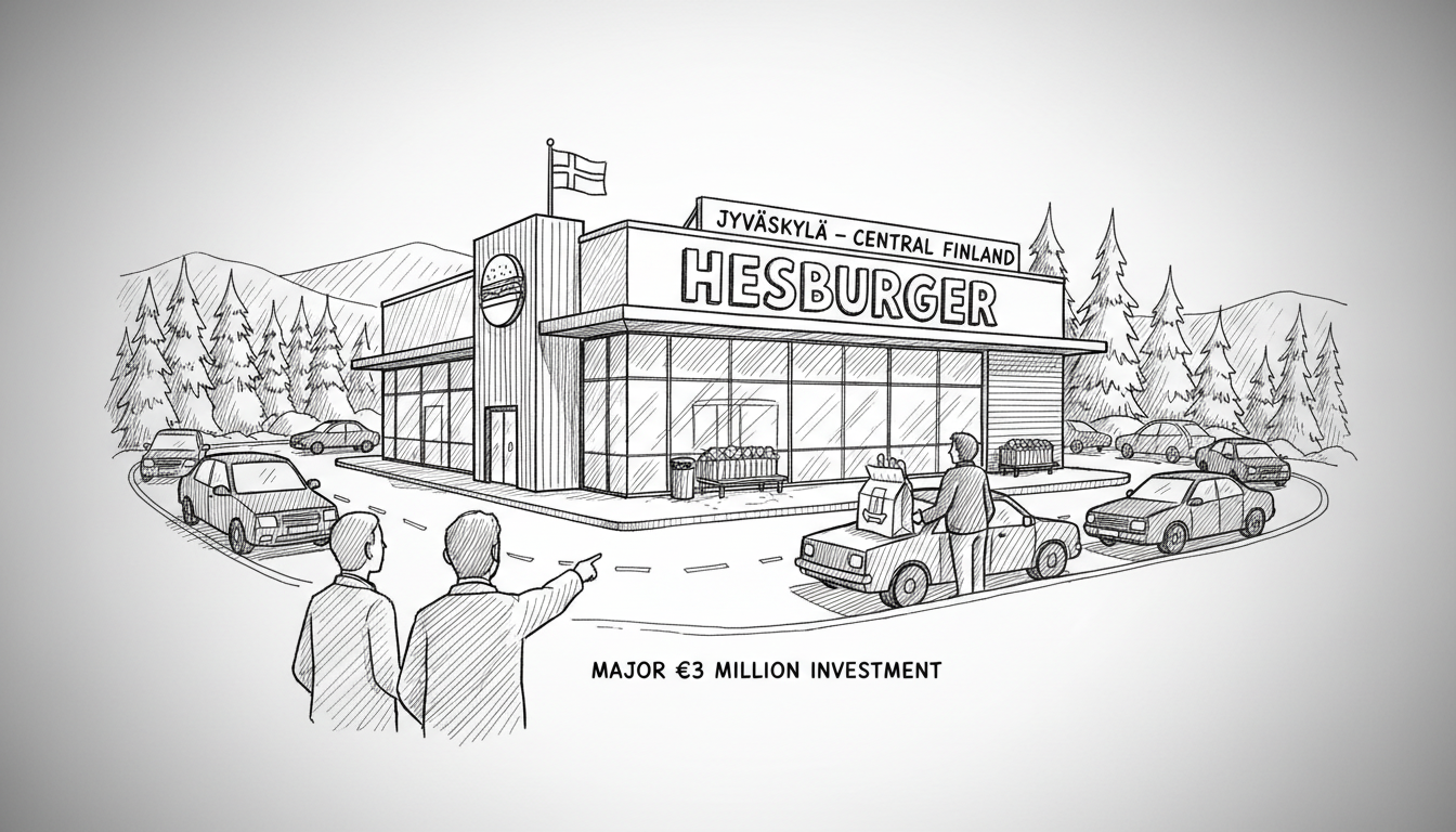 Hesburger Opens New Drive-In Restaurant in Central Finland with Major Investment