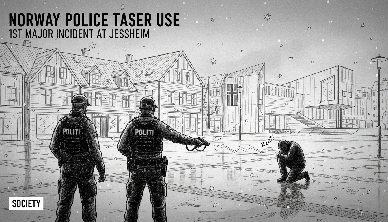 Norway Police Taser Use: 1st Major Incident at Jessheim