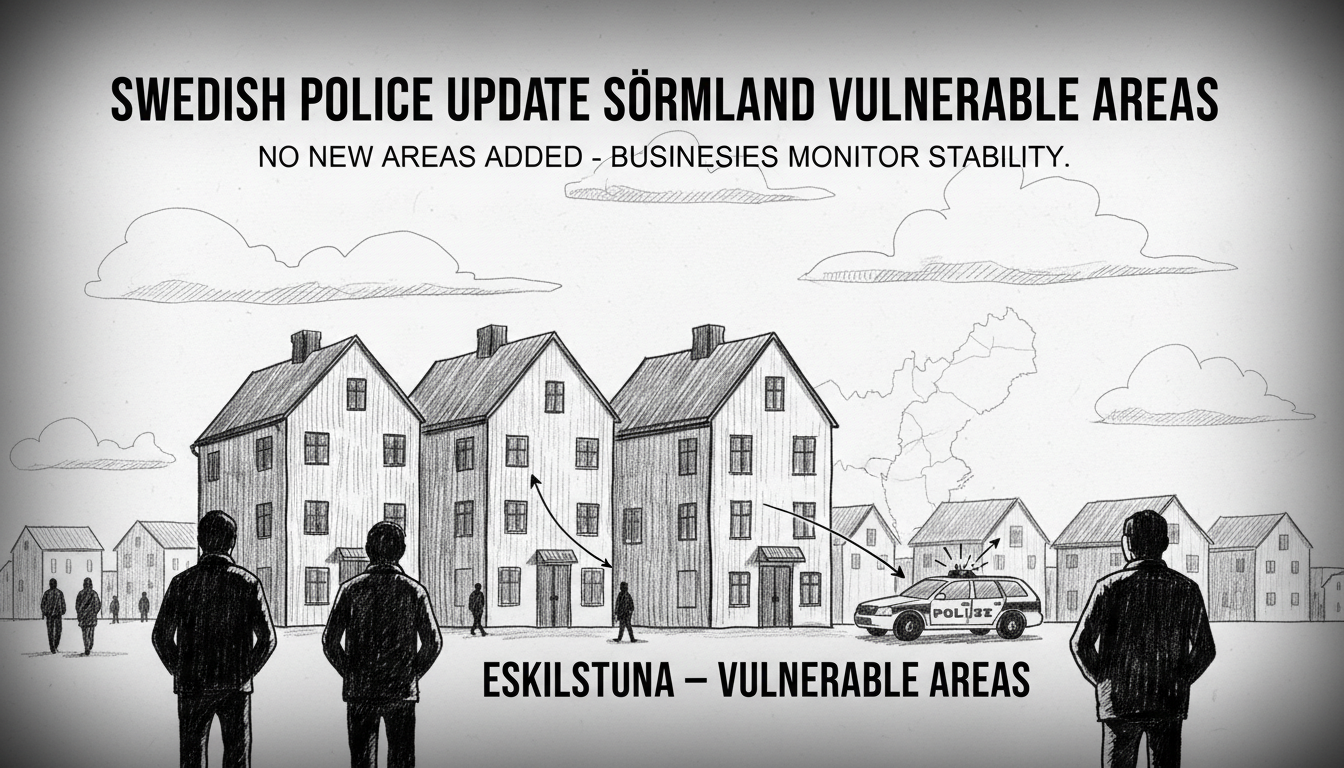 Swedish Police Update List of Vulnerable Areas in Sörmland