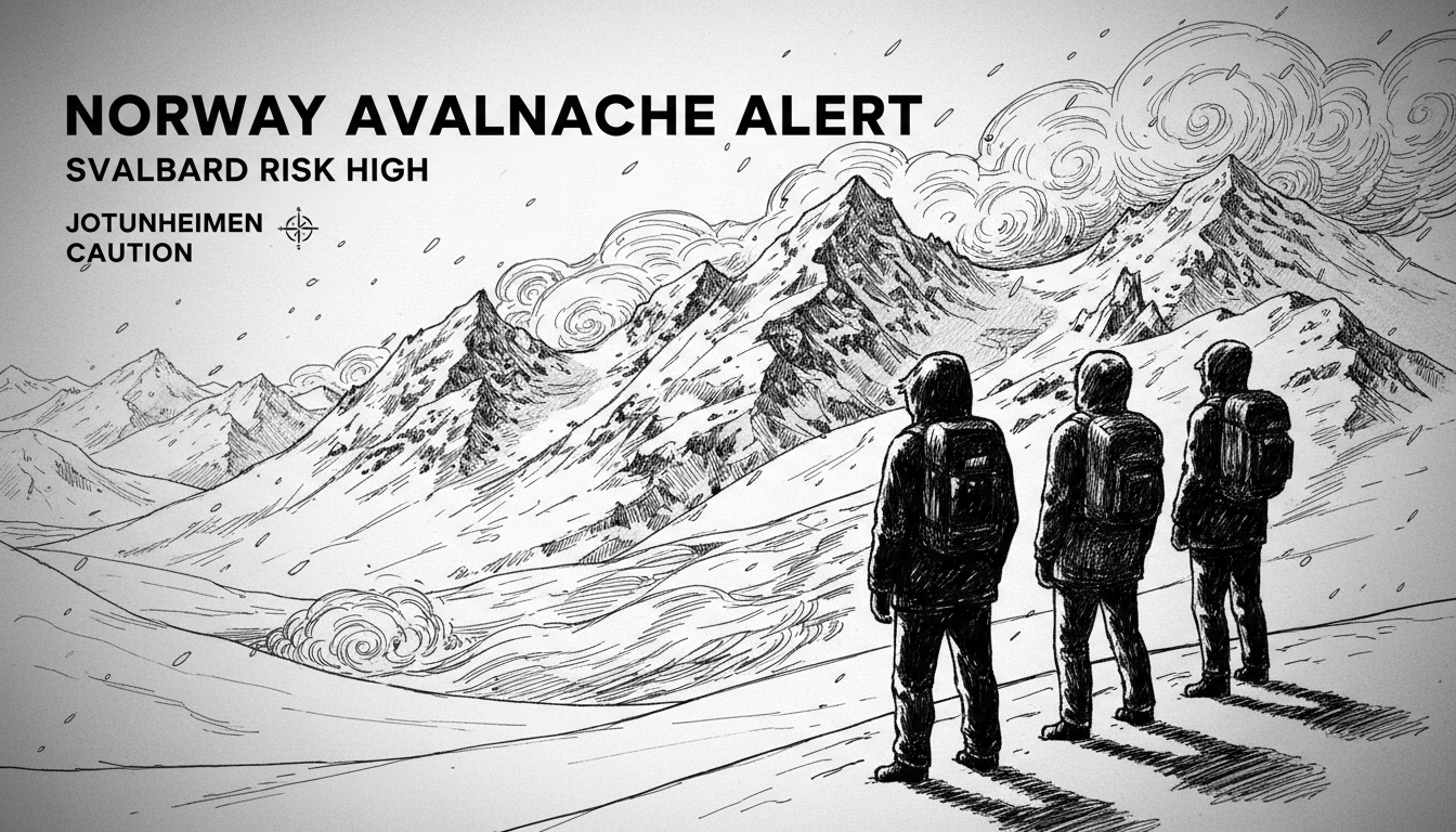 Norway Avalanche Alert: Svalbard Risk High, Jotunheimen Caution