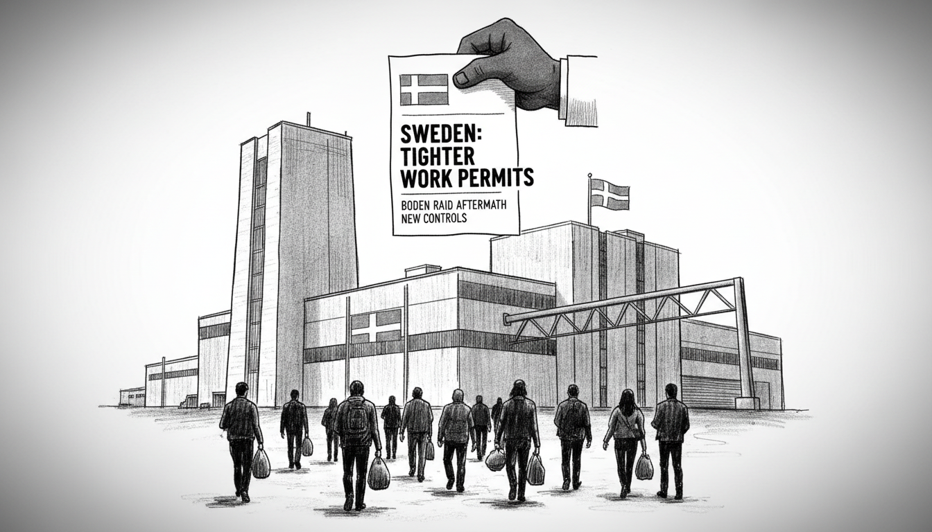 Swedish Government Tightens Work Permit Rules After Major Raid