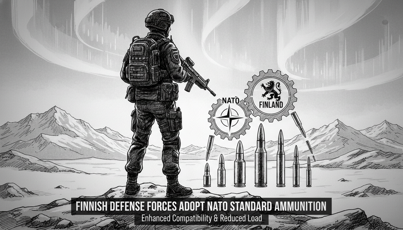 Finnish Defense Forces Adopt NATO Standard Ammunition for New Firearms