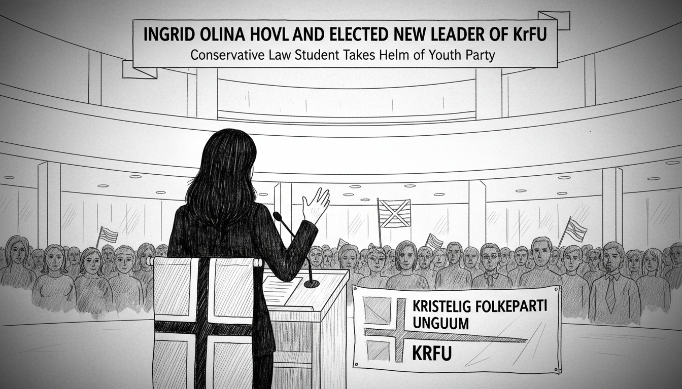 Ingrid Olina Hovland Elected New Leader of KrFU Youth Party