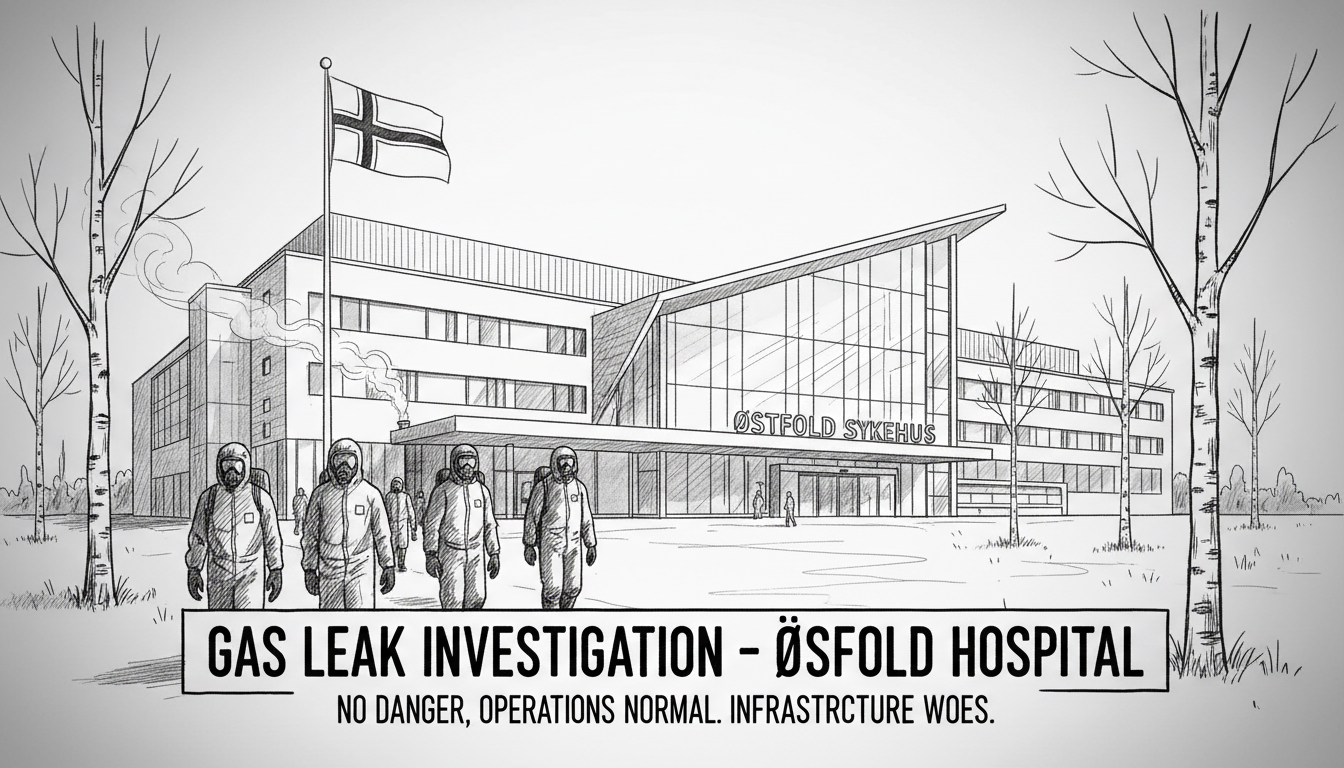 Gas Leak Investigation Underway at Østfold Hospital in Norway