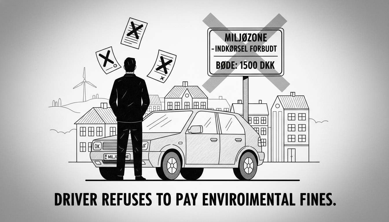 Driver Gets Three Fines Under New Rules But Refuses to Pay