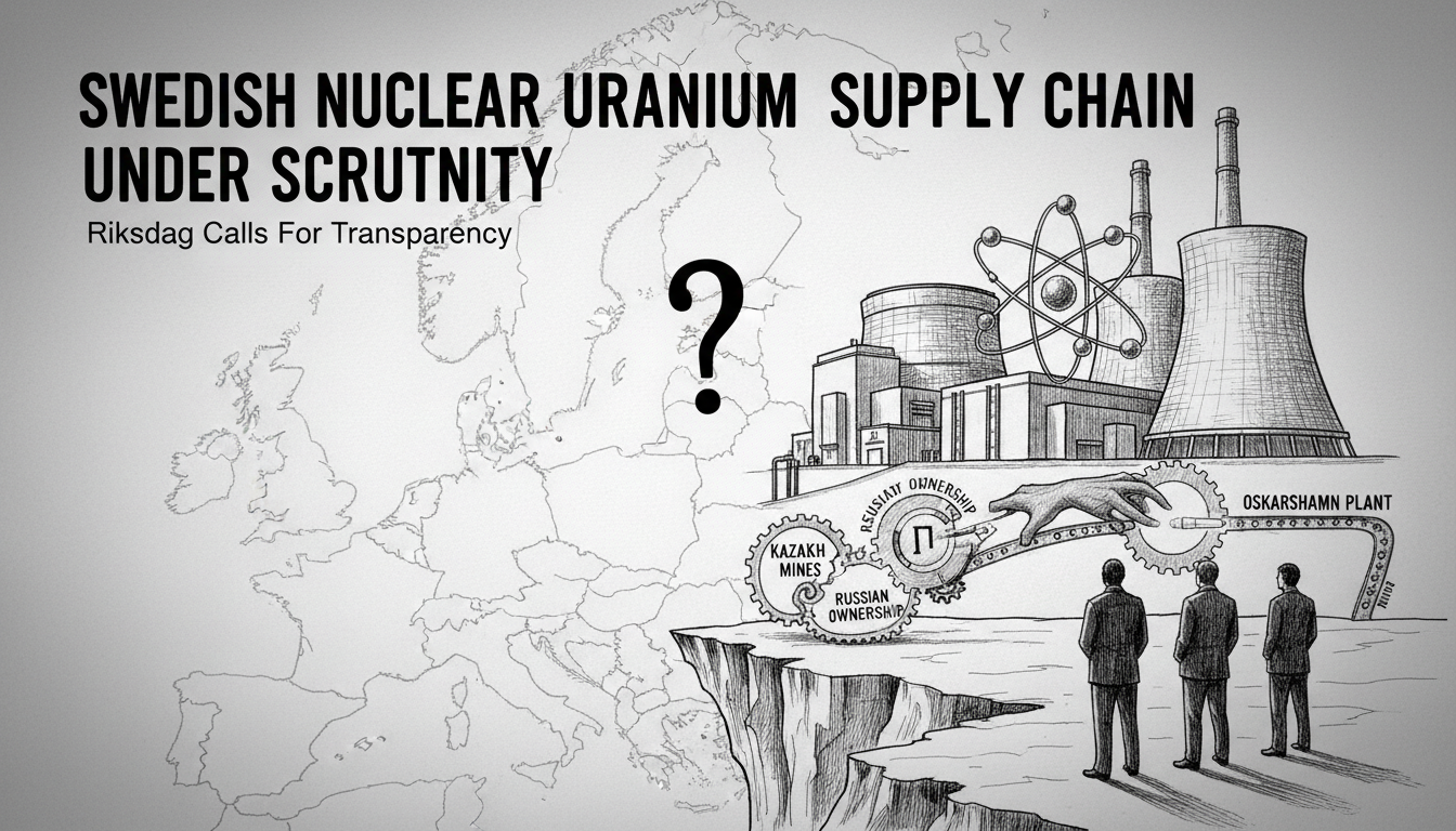 Swedish Nuclear Plant Faces Scrutiny Over Uranium Supply Chain