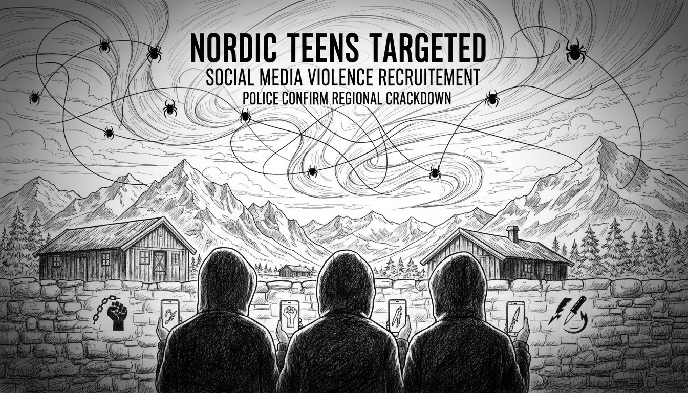 Northern Norway Police Report Social Media Violence Recruitment Targeting Teens