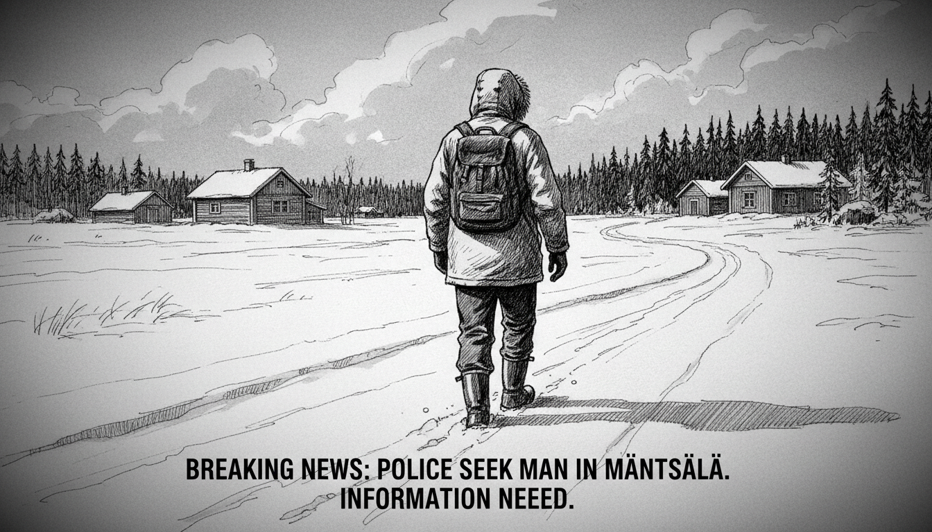 Police Seek Information About Man Spotted in Mäntsälä