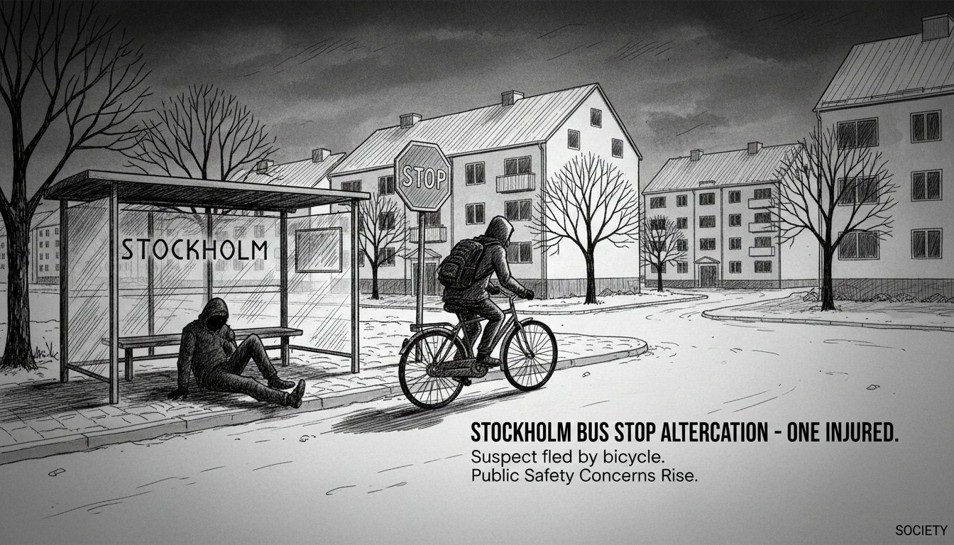 Stockholm Bus Stop Altercation Leaves One Injured