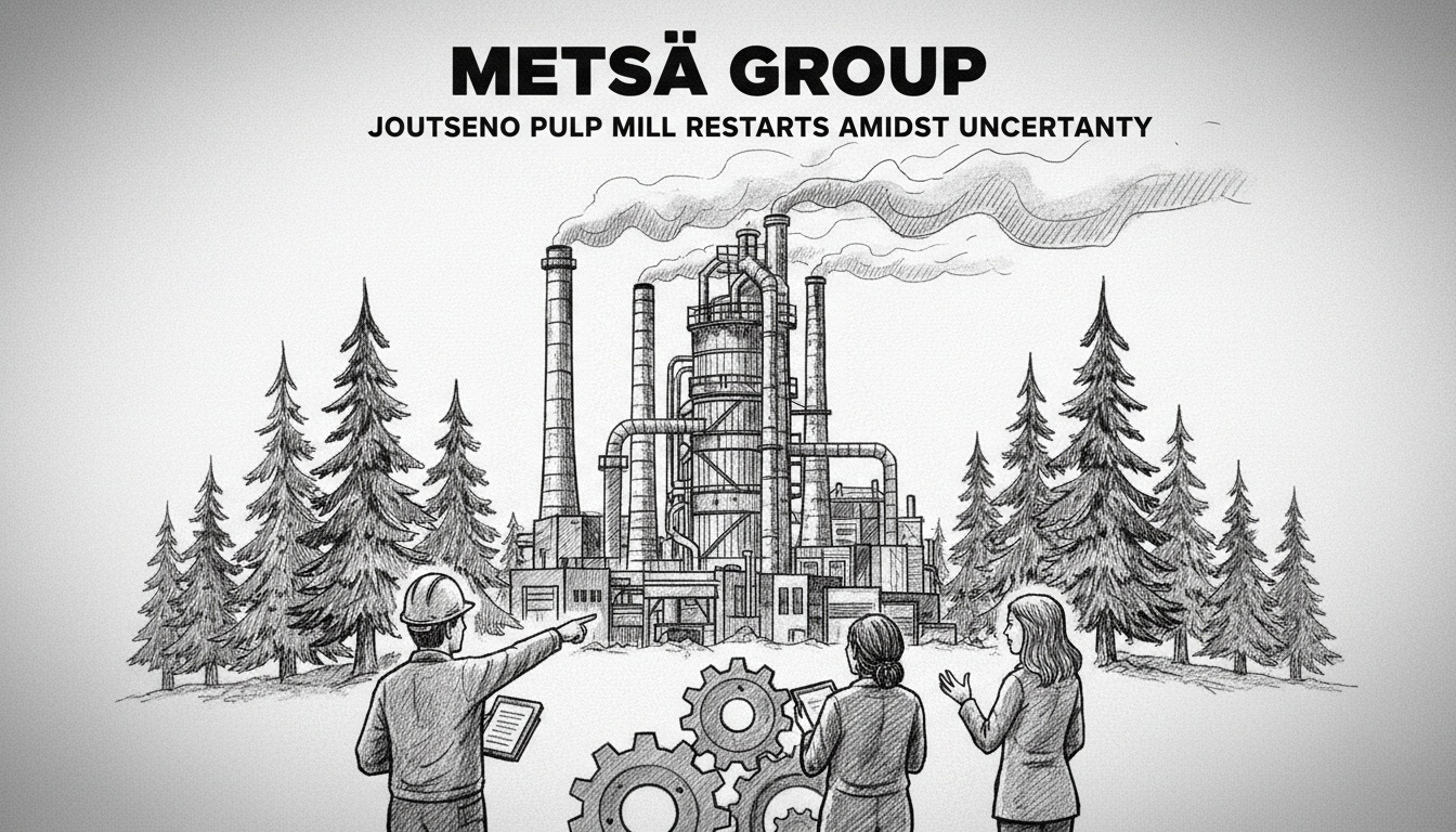 Metsä Group Restarts Joutseno Pulp Mill After Six-Month Shutdown