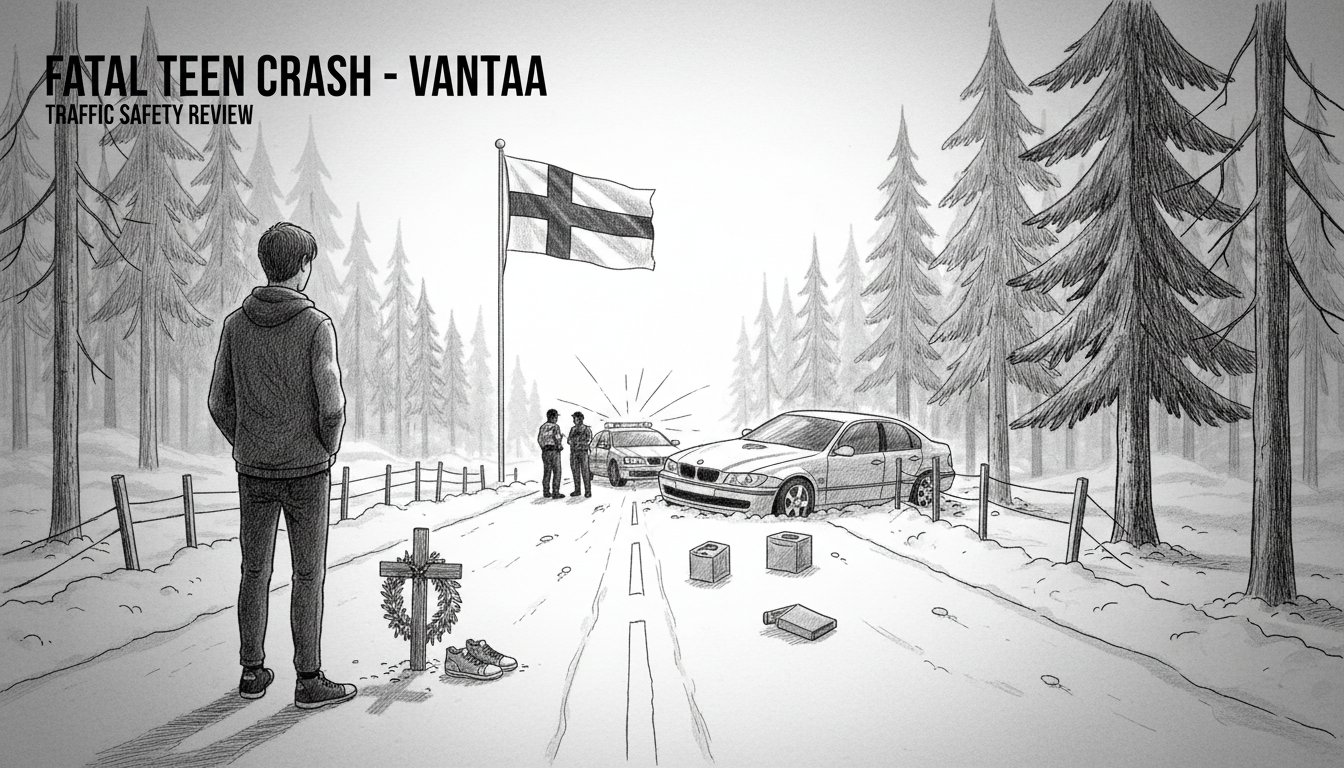 Fatal Teen Crash in Vantaa Prompts Traffic Safety Review