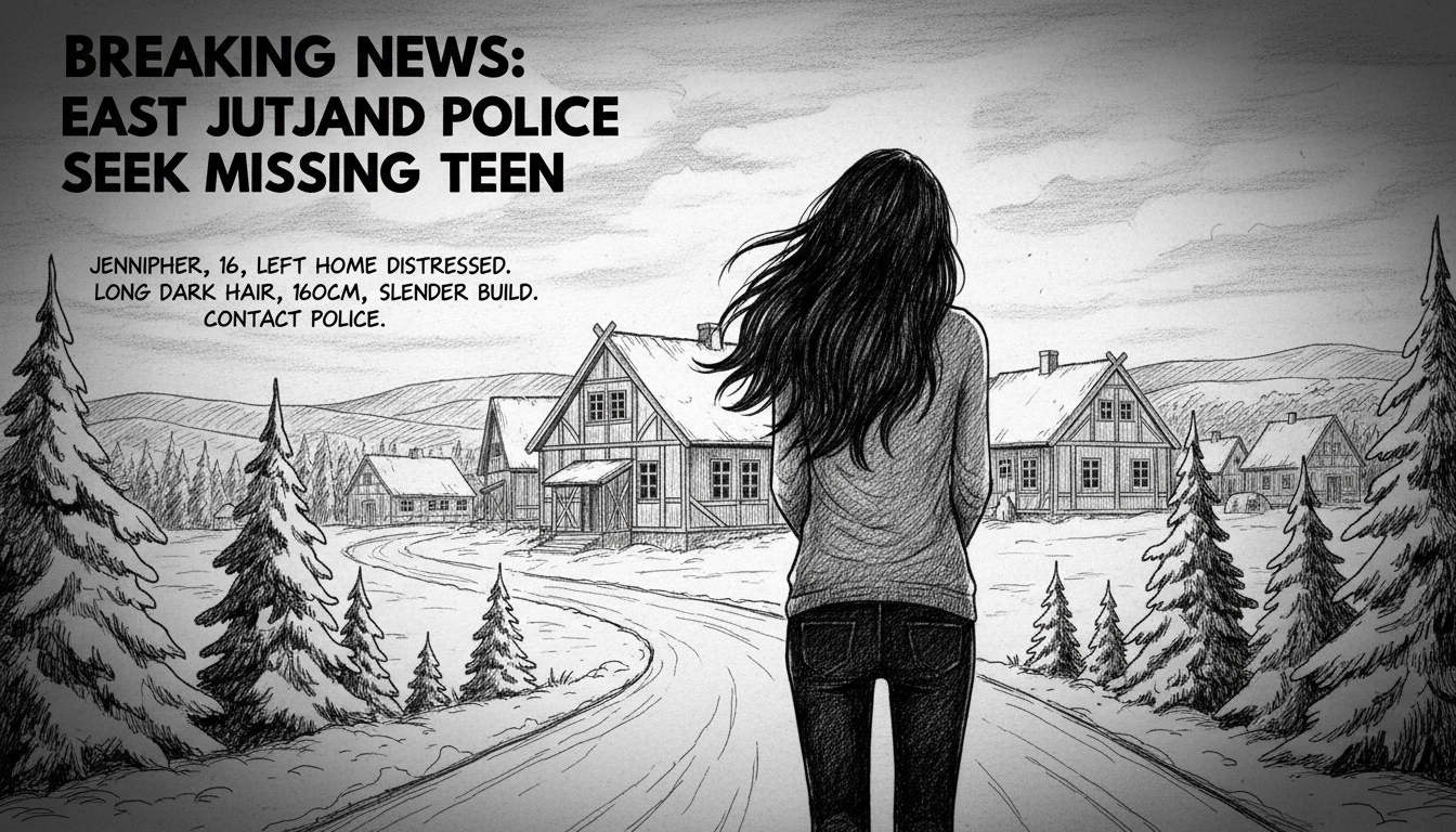 East Jutland Police Search for Missing 16-Year-Old Girl