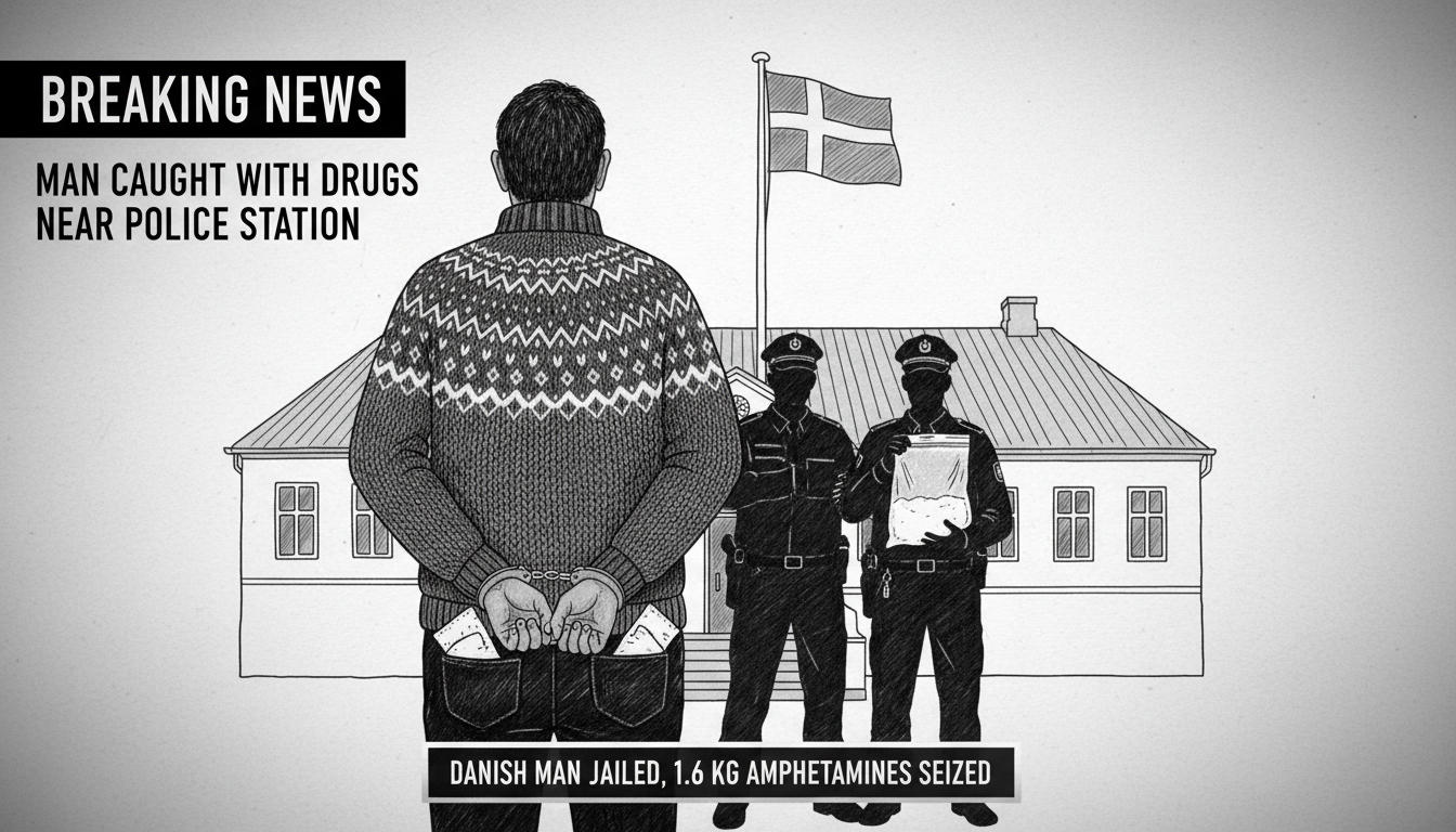 Man Caught With Drugs in Pockets Near Police Station