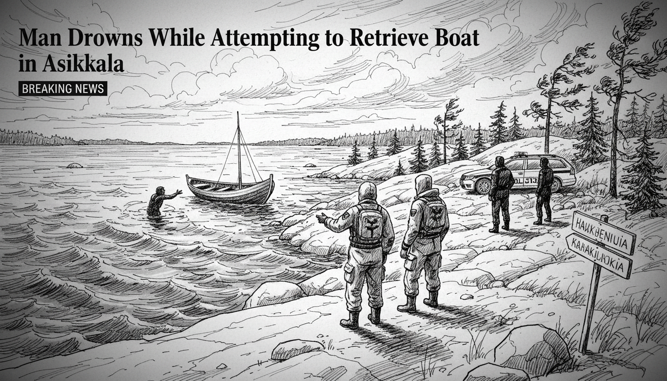 Man Drowns While Attempting to Retrieve Boat in Asikkala