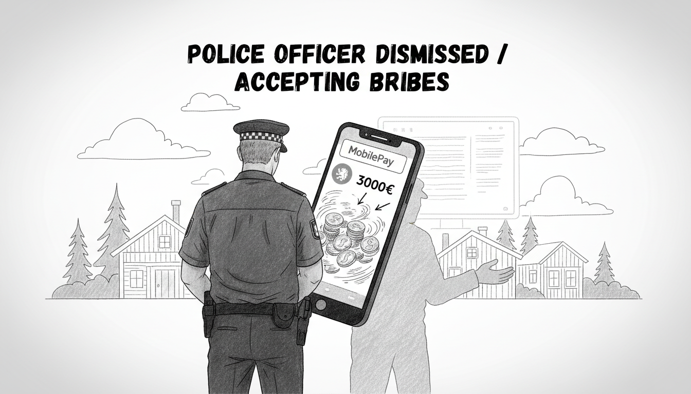 Police Officer Dismissed After Accepting Thousands in Bribes