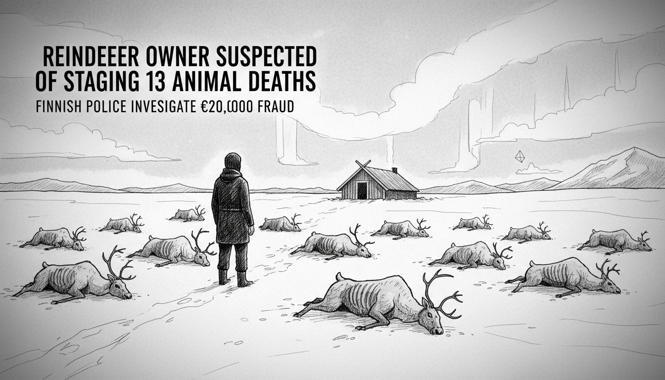 Reindeer Owner Suspected of Staging 13 Animal Deaths