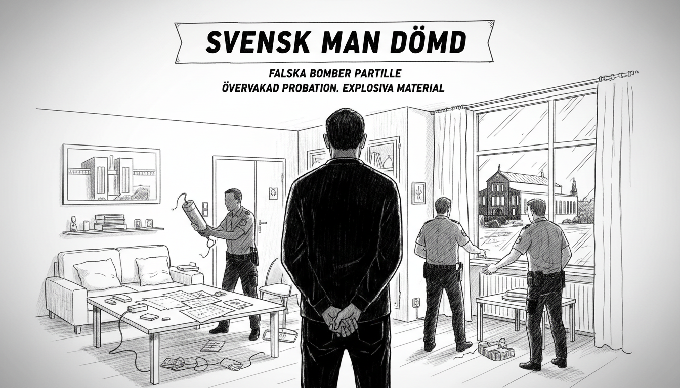 Swedish Man Sentenced for Fake Bombs in Partille