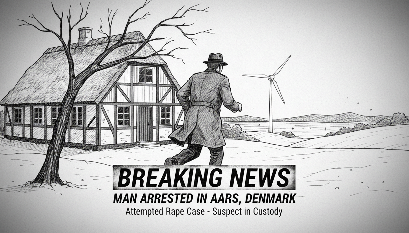 Man arrested in attempted rape case in Aars Denmark