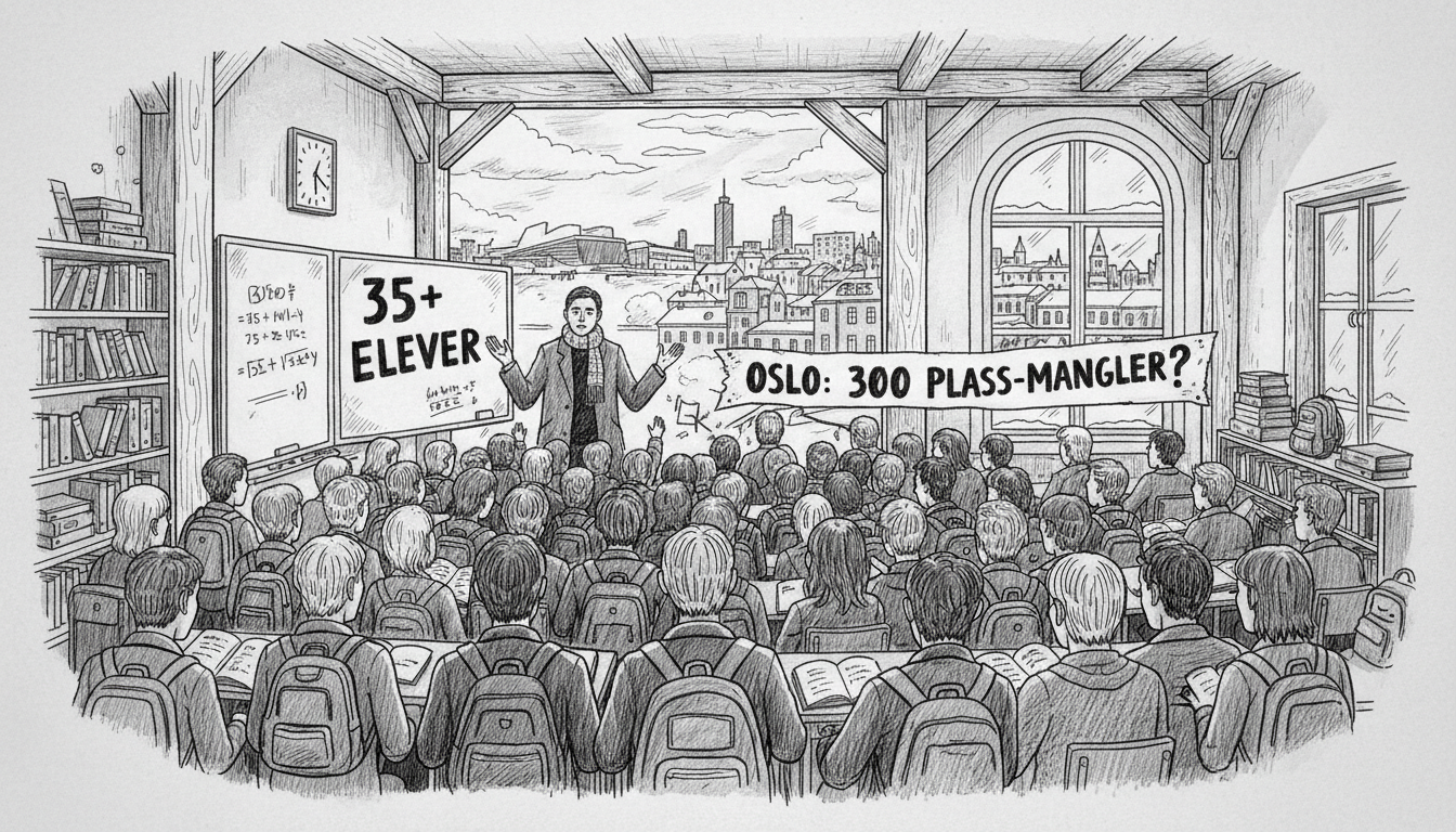 Overcrowded Classrooms Plague Norwegian High Schools