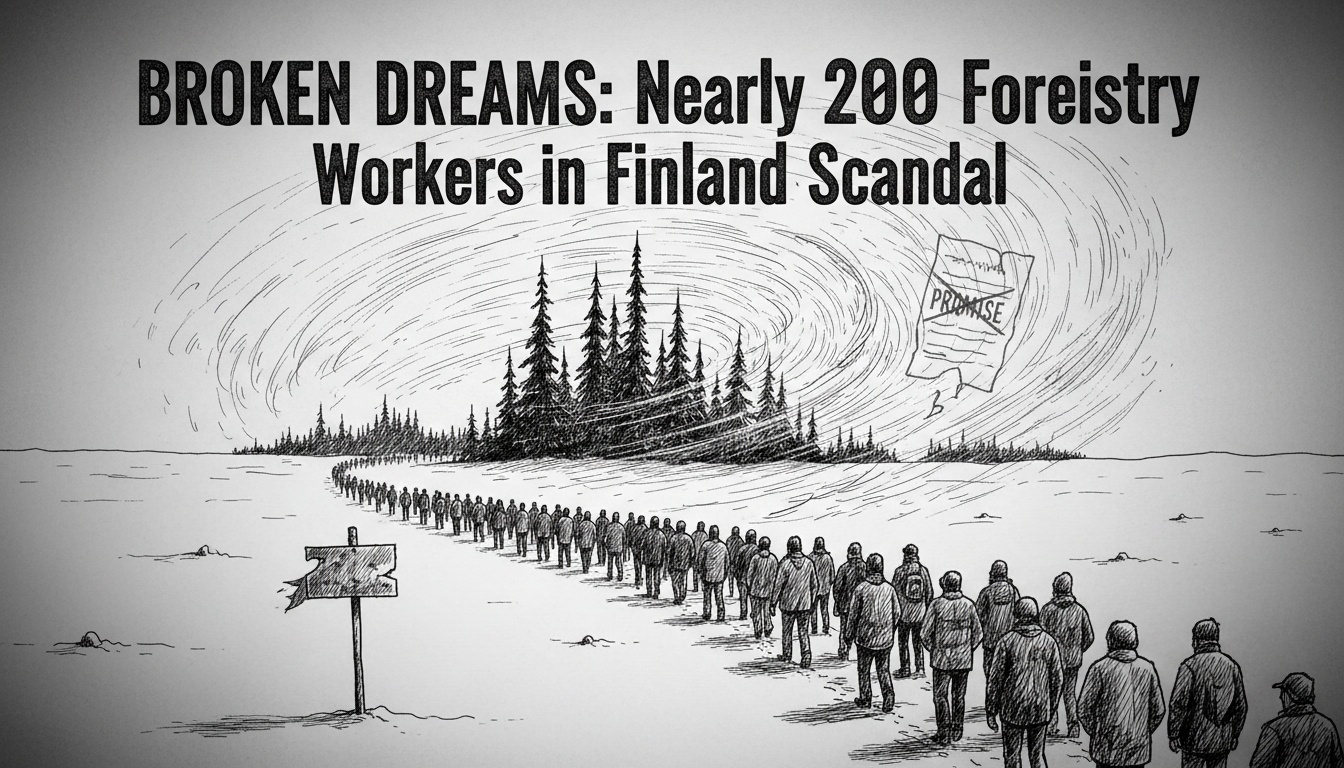 Nearly 200 Forestry Workers Brought to Finland Under False Pretenses