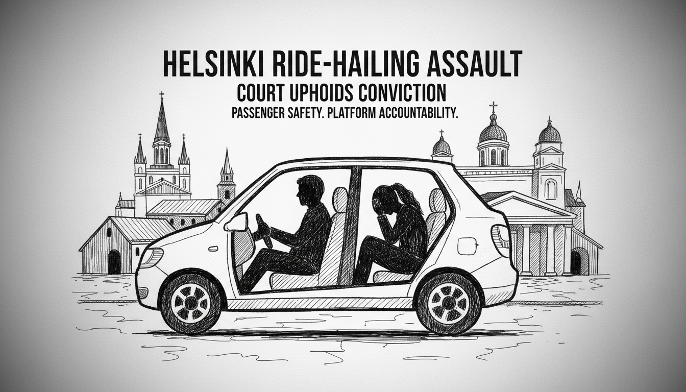Court Upholds Conviction in Helsinki Ride-Hailing Assault Case