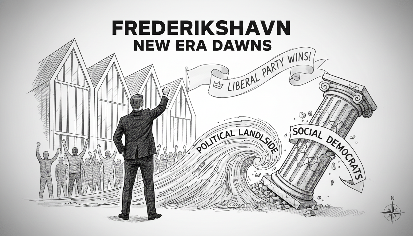 Political Landslide in Frederikshavn: Liberal Party Secures Mayor's Office
