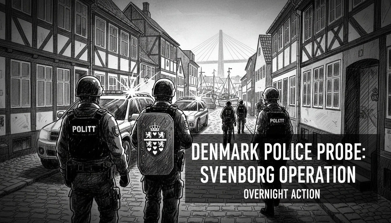 Denmark Police Probe: Overnight Svendborg Operation