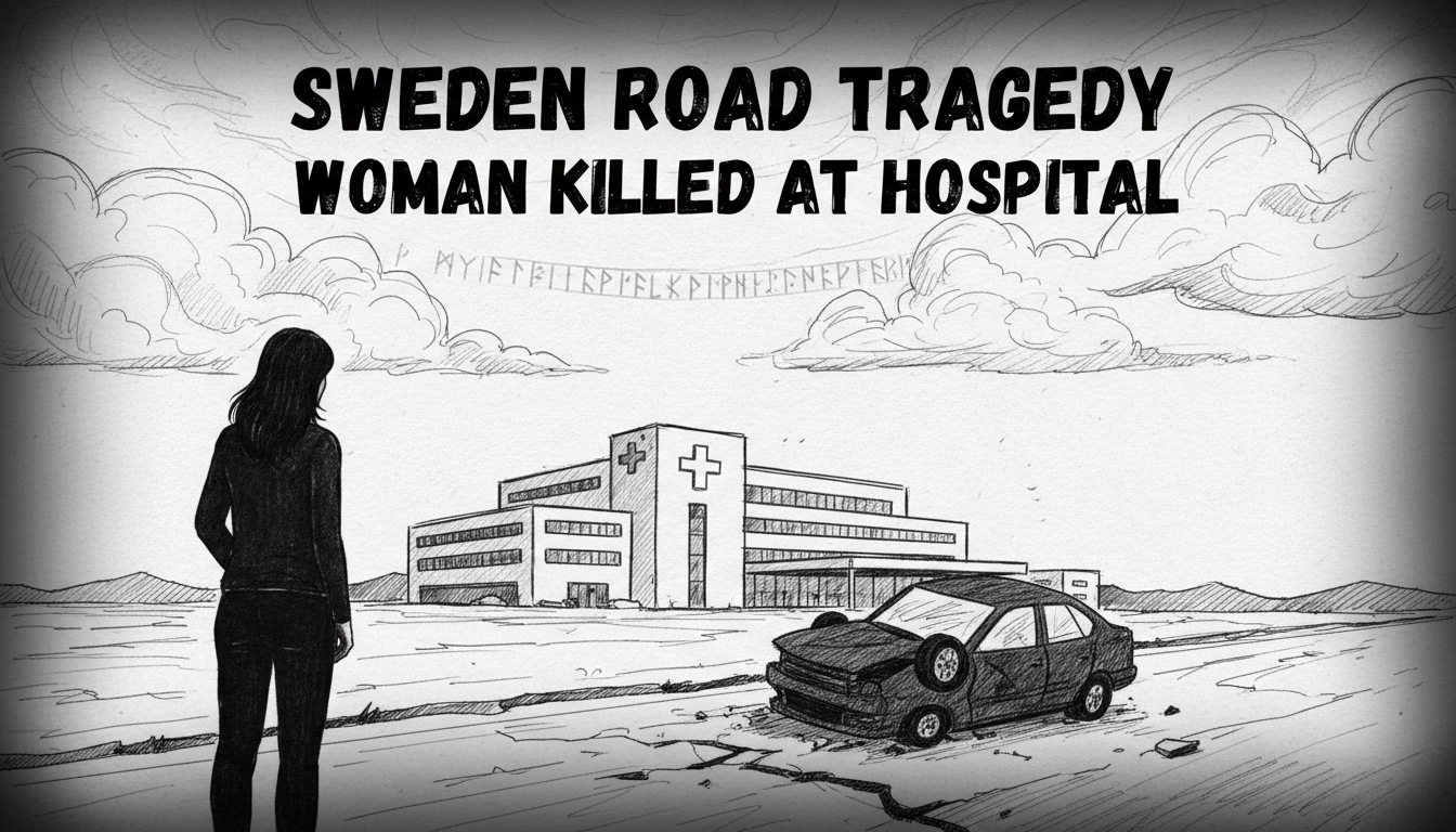 Sweden Road Tragedy: Woman Killed at Hospital