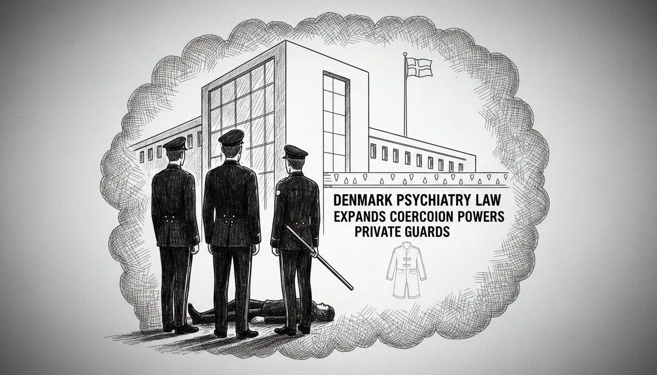 Denmark Psychiatry Law Expands Coercion Powers for Private Guards