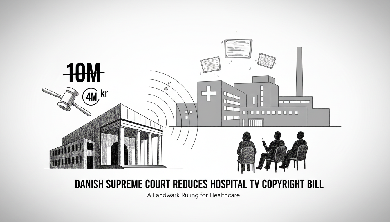 Danish Supreme Court Reduces Hospital TV Copyright Bill